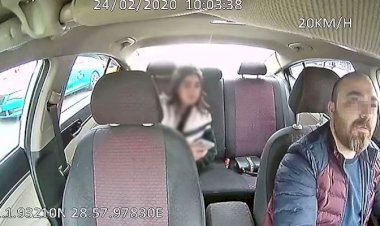 Kadın yolcuyu darp eden taksici serbest bırakıldı!