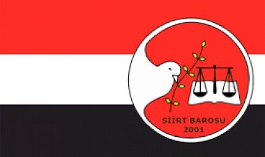 SİİRT BAROSU'NDAN CİNSEL SALDIRI ŞÜPHELİSİ HAKKINDA AÇIKLAMA GELDİ