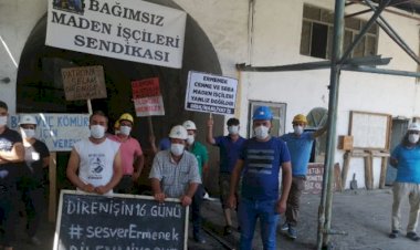 PATRON, HAKLARINI İSTEYEN MADEN İŞÇİLERİNİ ŞİKAYET ETTİ