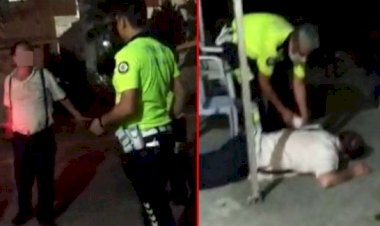 ALKOLLÜ HAKİM, TRAFİK POLİSLERİNE YAKALANDI