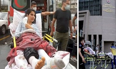 ADLİYEYE SEDYE İLE GELEN SABİHA: SÜRÜNEREK DE OLSA GELECEKTİM, DAVANIN PEŞİNDEYİM