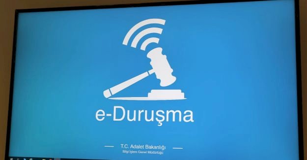 738 MAHKEMEDE E-DURUŞMA UYGULANIYOR